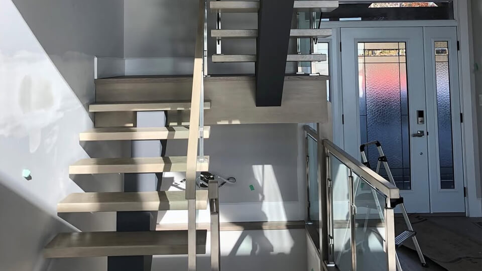glass railing
