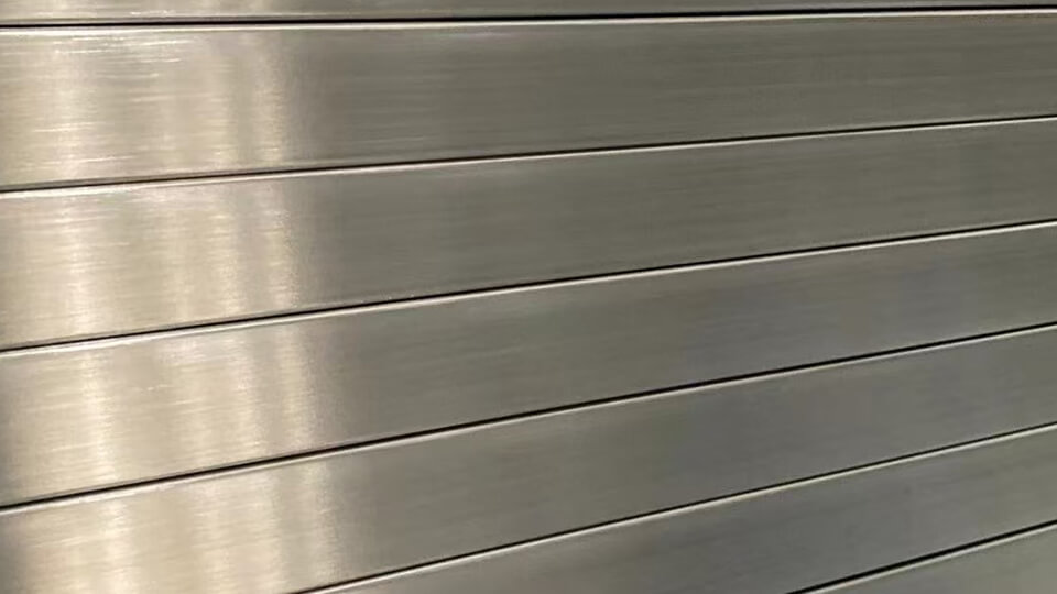 Satin Brushed Stainless Steel Square Tube