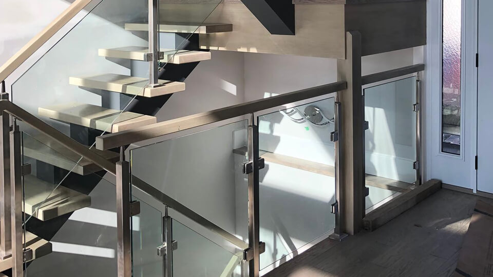 stainless steel square tube railing