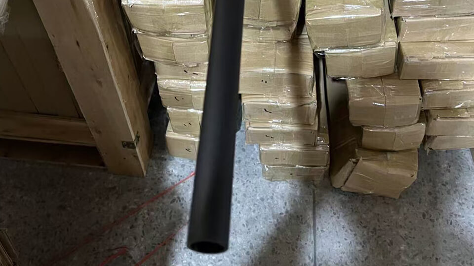 Matt Black Decorative Stainless Steel Round Tubes