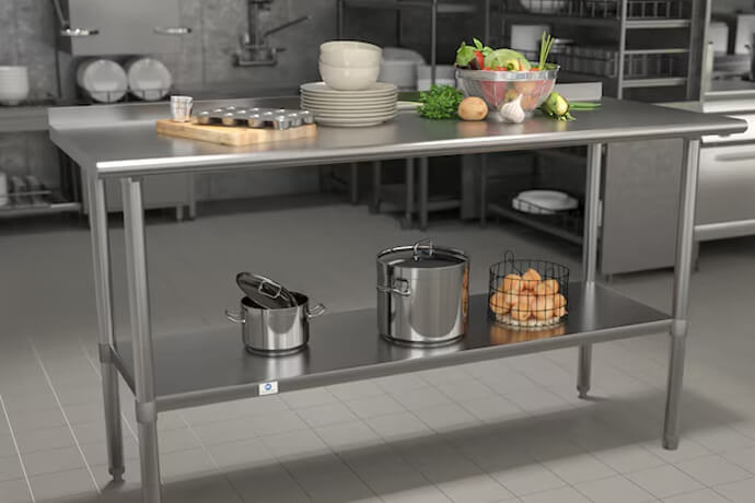 Stainless Steel Desk