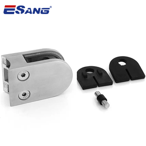 Stairs Railing Stainless Steel D Type Glass Clamp