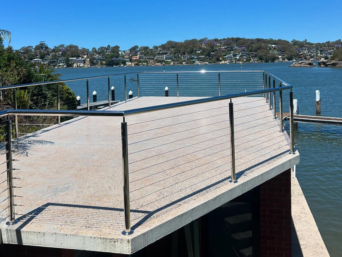 316 Stainless steel railing posts