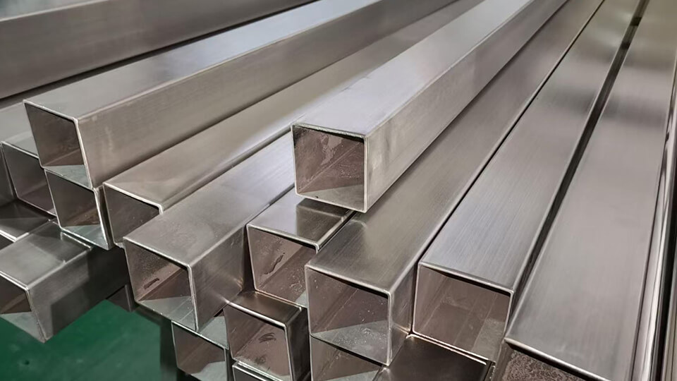 Hairline 304 Stainless Steel Square Tube