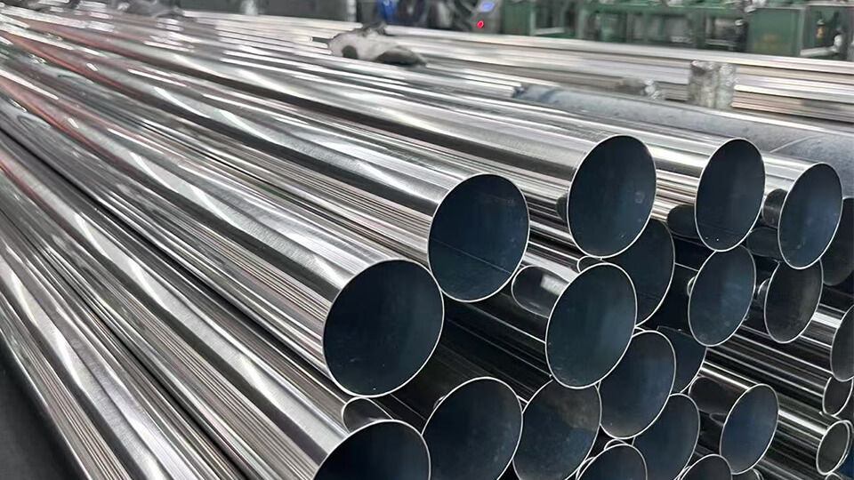 mirror polished 304 stainless steel round tube