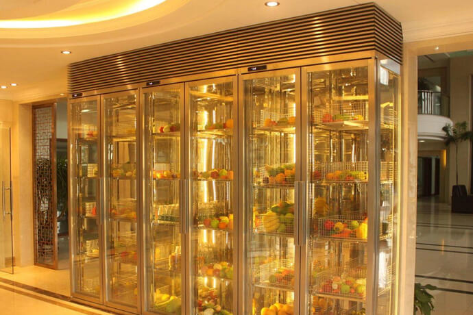 Stainless Steel Wine Cabinet
