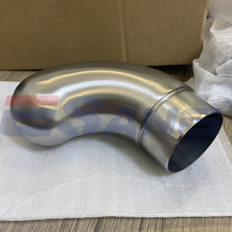 90 Degree Stainless Steel Handrail End Cap for Stair