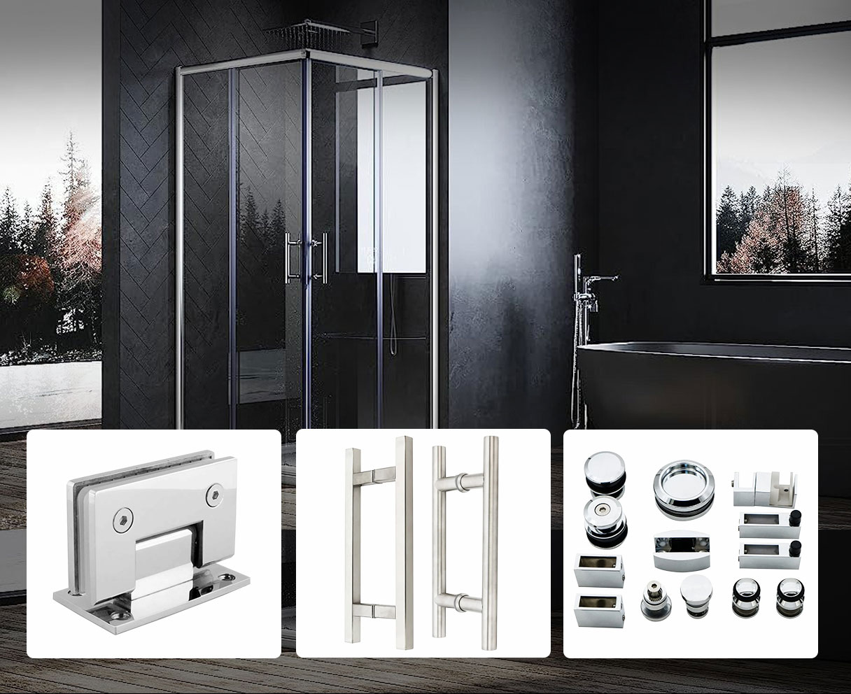 Shower-room-glass-door-hardware