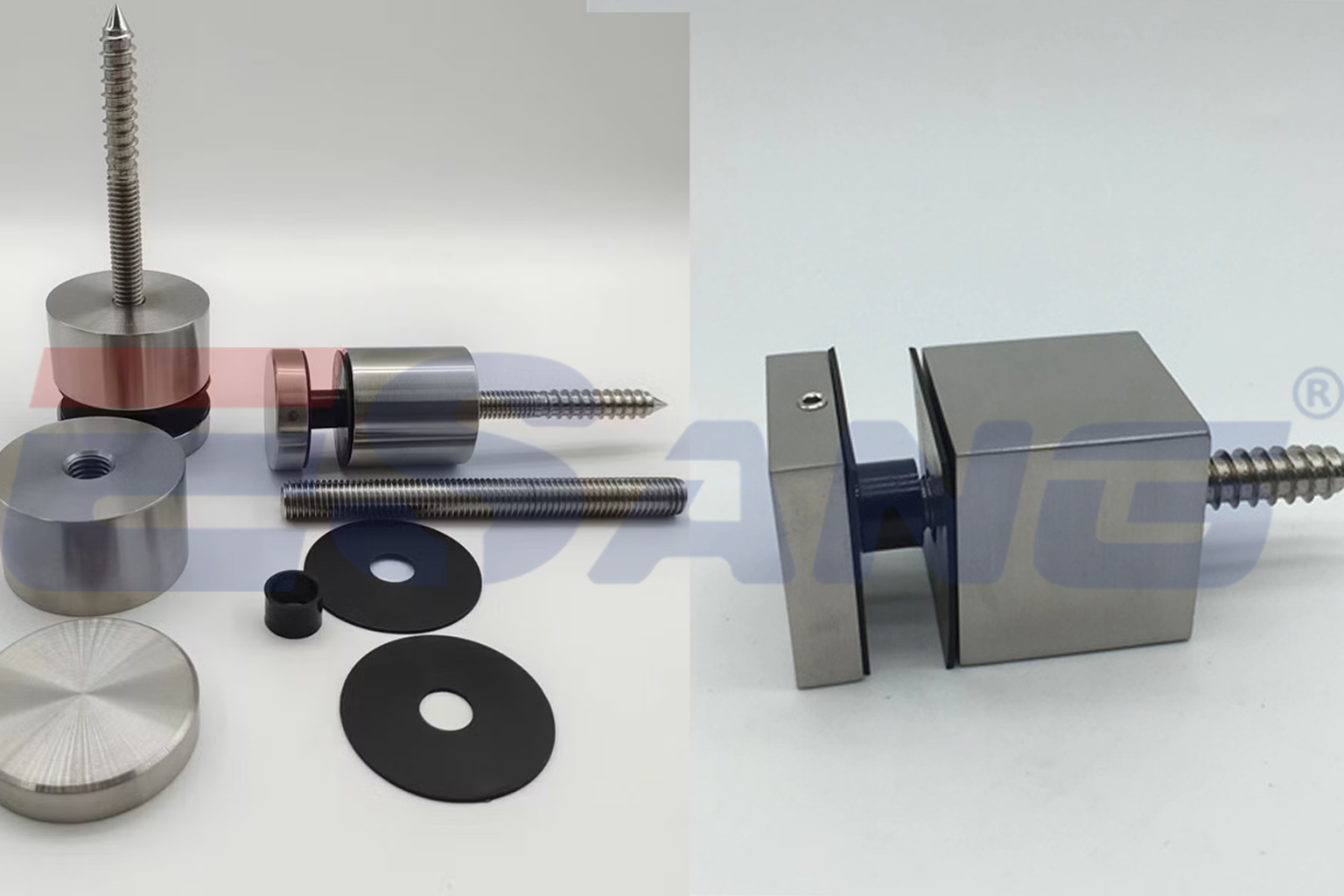 stainless steel glass standoffs