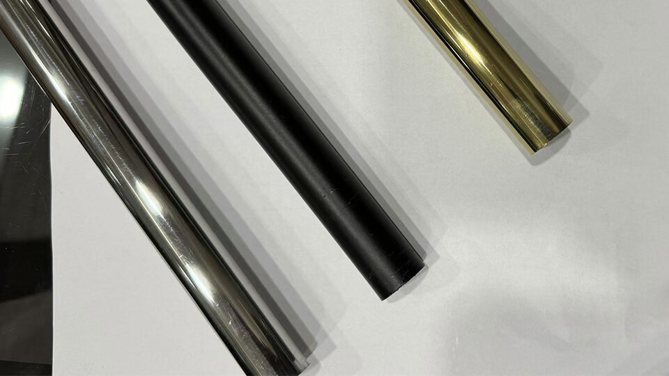 Matt black 304 stainless steel round tube