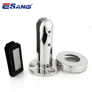 Pool Fence Stainless Steel Round Glass Spigot Clamps for Balustrade