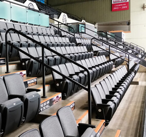 Sports Stadium Railing Solution